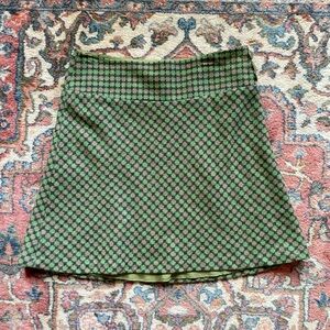 Vintage Wool Blend Mini Skirt